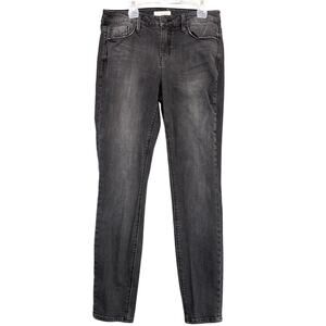 Unpublished Black Stretch Skinny Jeans Women's 28 Mid-Rise 28x28" Grunge Goth